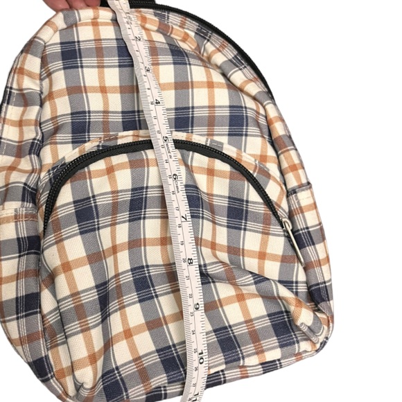 Small plaid backpack - Picture 6 of 8